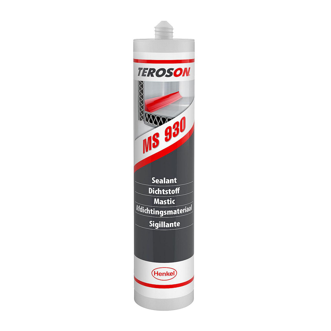 Flexible Dichtung TEROSON MS 930 schwarz, 310ml Kartusche Flexible Dichtung TEROSON MS 930 schwarz, 310ml Kartusche