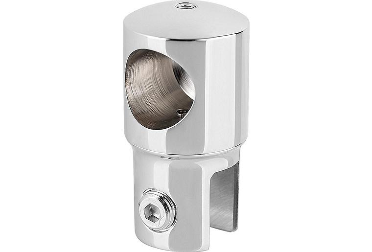 Glasanschluss, für Stabilisationsstange glanzverchromt Ø 19mm