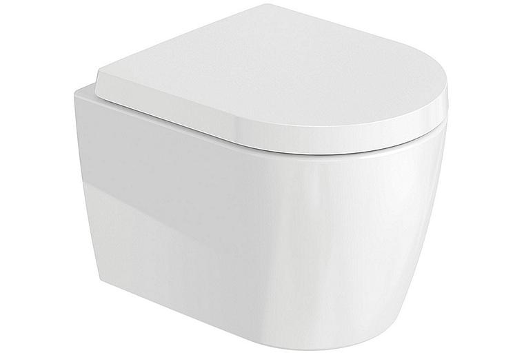 Combi-Pack Duravit ME by Starck Compact Tiefspüler Spülrandlos mit Softclose WC-Sitz