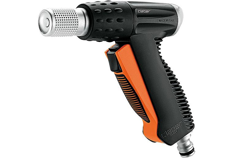 Reinigungsspritze "Metal Jet" Softgriff mit Metall-Kupplung, Vollstrahl, Sprühnebel Reinigungsspritze "Metal Jet" Softgriff mit Metall-Kupplung, Vollstrahl, Sprühnebel