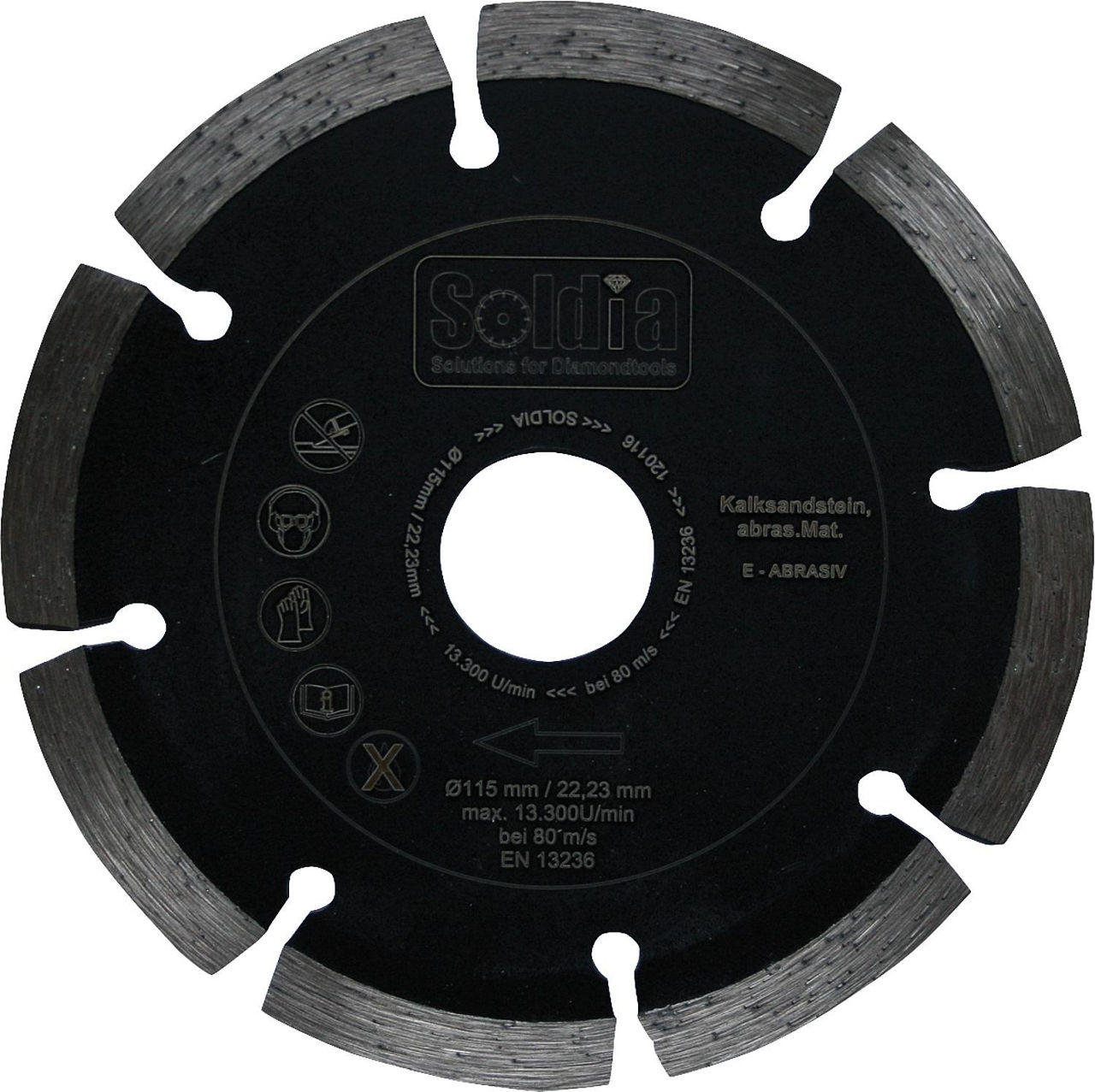 Diamant-Trennscheibe universal E-ABRASIV Drm. 115 x 22,23mm Diamant-Trennscheibe universal E-ABRASIV Drm. 115 x 22,23mm