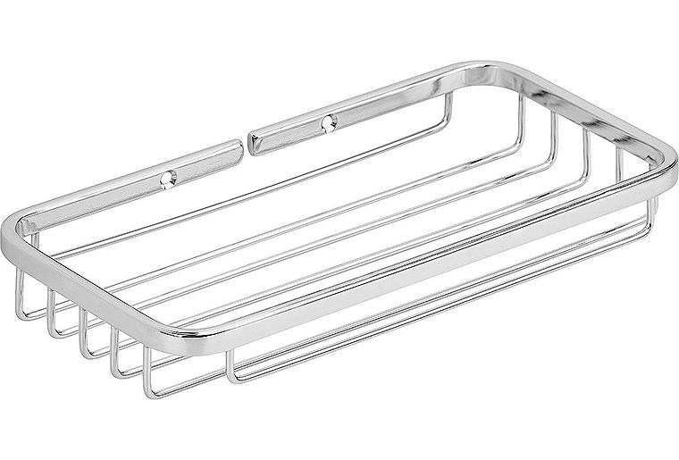 Seifenkorb Eblino 200x25x100 mm Metall verchromt