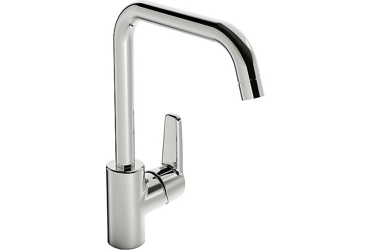 Spültischmischer Hansa Hansapolo Schwenkauslauf Ausladung 203 mm chrom