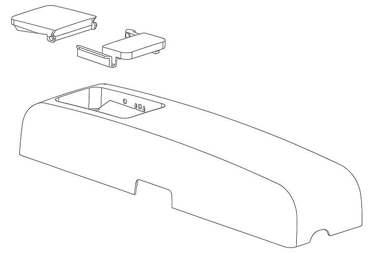 Ersatzdeckel komplett zu Corallo 3