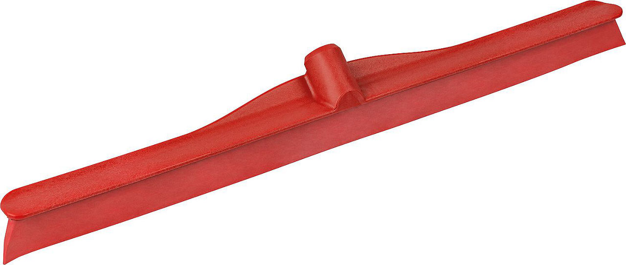 Hygiene-Wasserschieber, Kunststoff, einlippig, 60cm, rot Hygiene-Wasserschieber, Kunststoff, einlippig, 60cm, rot