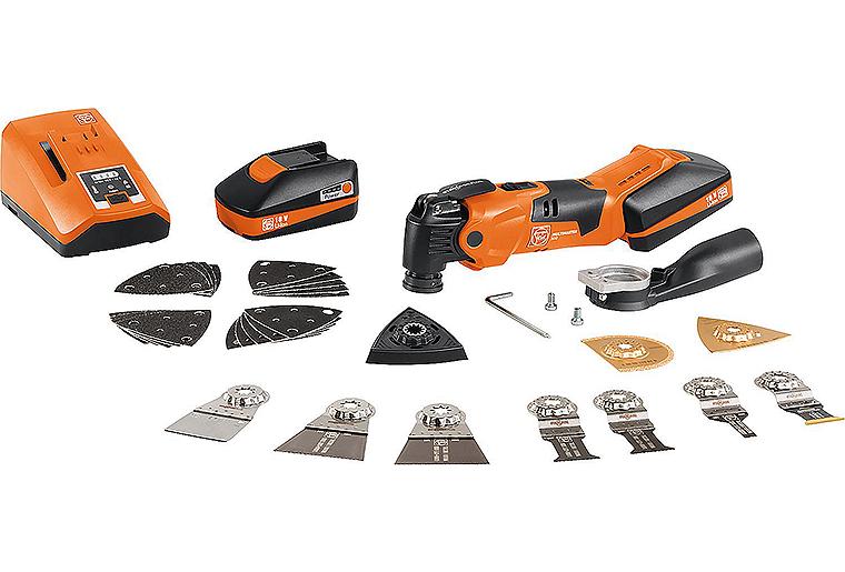 Akku-Multimaster FEIN 18V AMM 500 PLUS TOP mit 2x 3,0 Ah Akkus und Ladegerät Akku-Multimaster FEIN 18V AMM 500 PLUS TOP mit 2x 3,0 Ah Akkus und Ladegerät