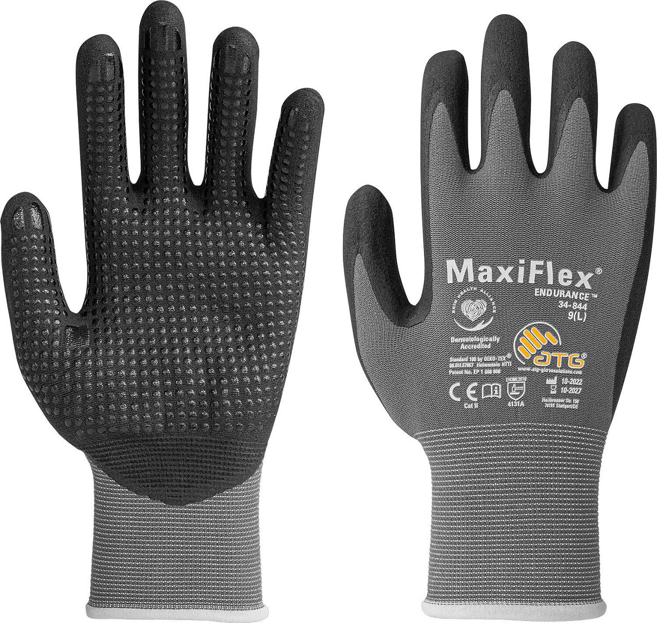Klempnerhandschuhe atmungsaktiv Gr.10 1 Paar