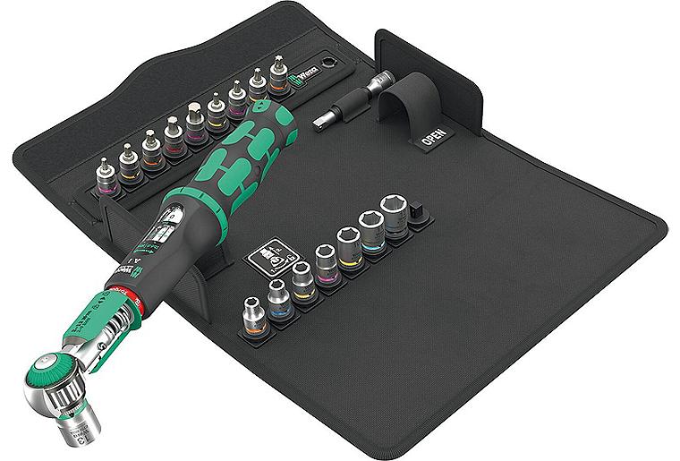 Drehmomentschlüssel-Set WERA Safe-Torque A1 SHK, 20-teilig, Antrieb 1/4", 2-12 Nm