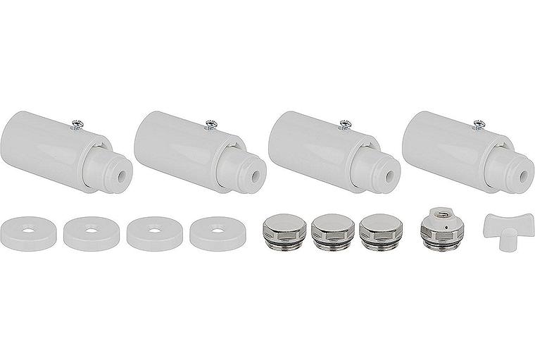 Halterung für Wohnraumheizkörper Typ Manto, weiß