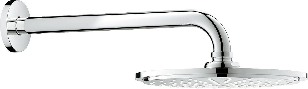 Kopfbrauseset Grohe Rainshower Cosmopolitan 210 mm u. Wandarm 286 mm, verchromt