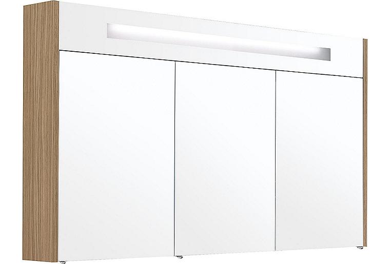 Spiegelschrank m. bel. Blende Eiche natur 3 Türen 1200x750x188 mm Spiegelschrank m. bel. Blende Eiche natur 3 Türen 1200x750x188 mm