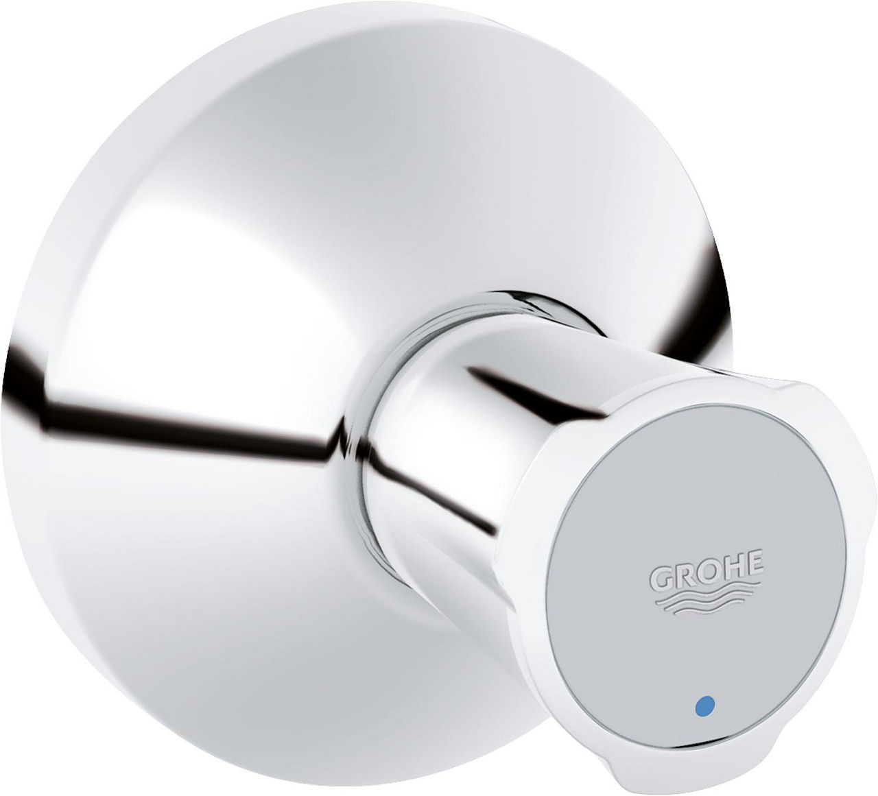UP-Ventil Oberbau Grohe Costa stufenlose Einbautiefe 20-200 mm Markierung blau chrom UP-Ventil Oberbau Grohe Costa stufenlose Einbautiefe 20-200 mm Markierung blau chrom