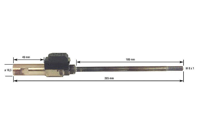 Ölvorwärmer für Thyssen TB 0V/ TB 01 V / heizb.Düsengest.30-110W VITH 265 Ölvorwärmer für Thyssen TB 0V/ TB 01 V / heizb.Düsengest.30-110W VITH 265