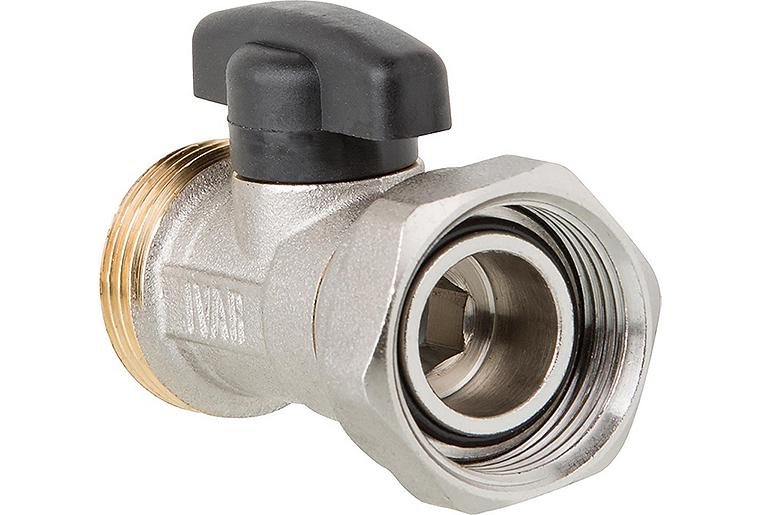 Kugelventil EUROKONUS 3/4" mit Drosselklappe und Überwurfmutter Kugelventil EUROKONUS 3/4" mit Drosselklappe und Überwurfmutter