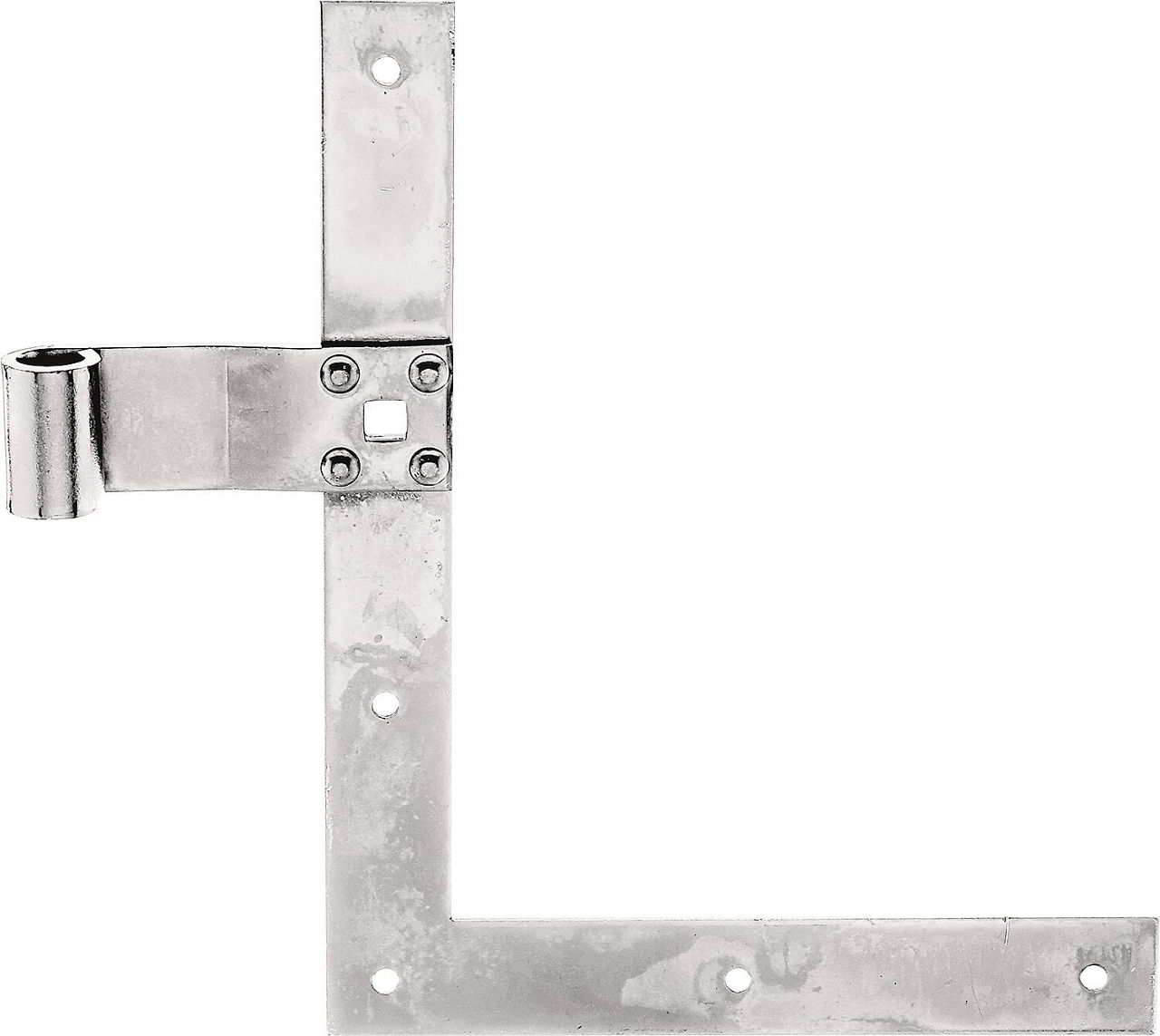 Fensterladen-Winkelband gerade, unten rechts+oben links, 250 mm ø 13 mm, galvanisch verzinkt, dickschichtpassiviert Fensterladen-Winkelband gerade, unten rechts+oben links, 250 mm ø 13 mm, galvanisch verzinkt, dickschichtpassiviert