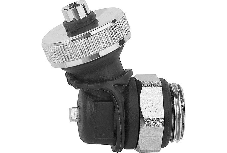 Befüll- und Entleerhahn DN15 (1/2"), selbstdichtend,Messing/ Kunststoff, schräger Abgang Befüll- und Entleerhahn DN15 (1/2"), selbstdichtend,Messing/ Kunststoff, schräger Abgang