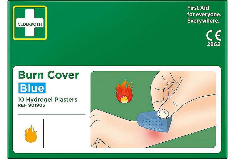 Brandwundenpflaster Cederroth, 74x45 mm, VPE=10 Stück