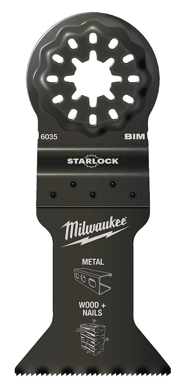 Tauchsägeblatt Milwaukee Bi-Metall, Starlock, 43 x 47 mm Tauchsägeblatt Milwaukee Bi-Metall, Starlock, 43 x 47 mm