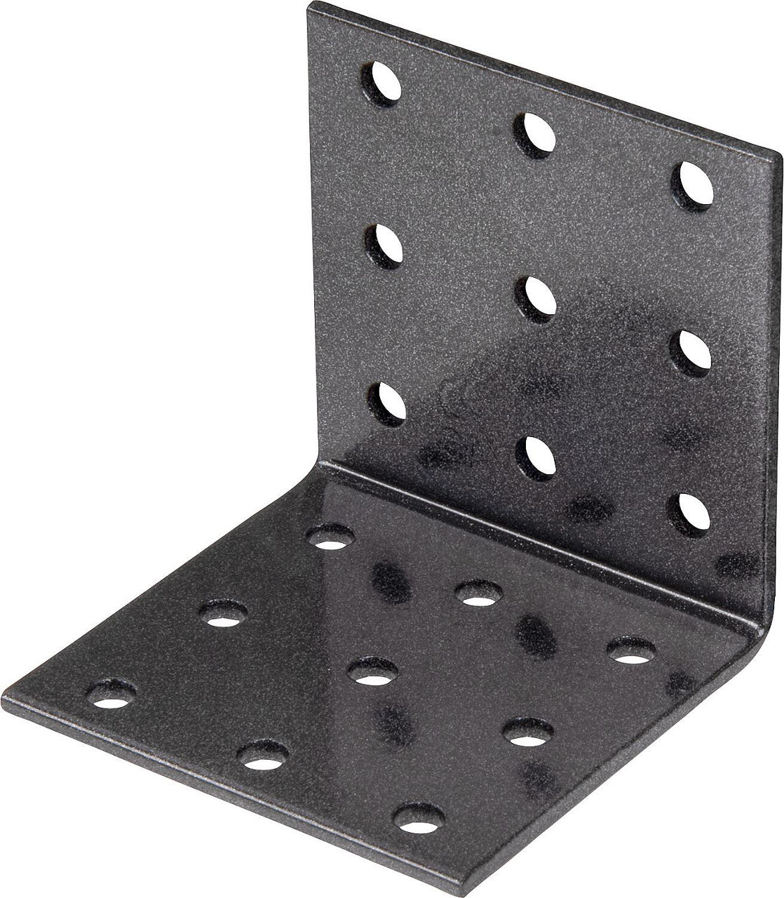 Lochplattenwinkel DURAVIS® 60 x 60 x 60 mm, Material: Stahl, sendzimirverzinkt, Oberfläche: schwarz-diamant Lochplattenwinkel DURAVIS® 60 x 60 x 60 mm, Material: Stahl, sendzimirverzinkt, Oberfläche: schwarz-diamant
