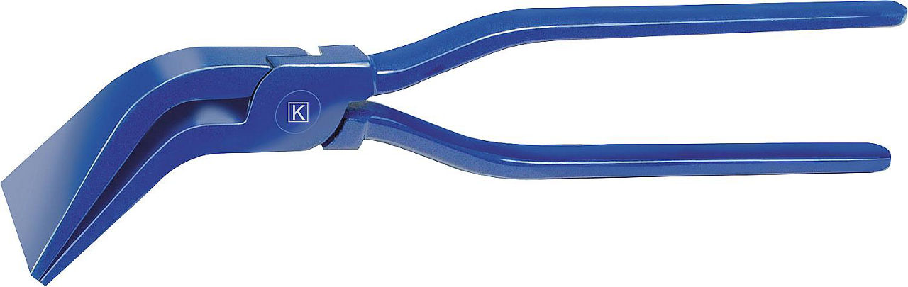 Falzzange blau lackiert Typ 805 Länge 280 mm Maulbreite 60 mm