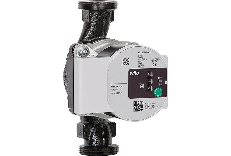 Umwälzpumpe Wilo Para 25/6-43/SC für Heizkreisset Easyflow DN25(1") Baulänge 180mm