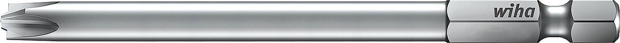 VDE-PlusMinus Phillips/Schlitz-Bit wiha 7049PHM Professional, mit 1/4"-Antrieb, SL/PH1 x 90 mm