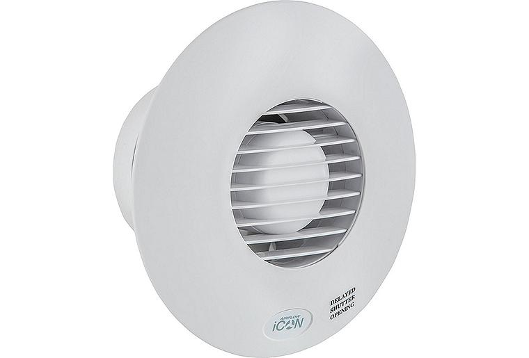 Kleinraum-Ventilator Icon 15 (V=68m³/h), 230V NW 100, weiß Kleinraum-Ventilator Icon 15 (V=68m³/h), 230V NW 100, weiß