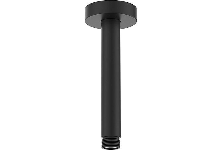 Decken-Anschlussrohr Ideal Standard Idealrain 150 mm schwarz matt Decken-Anschlussrohr Ideal Standard Idealrain 150 mm schwarz matt