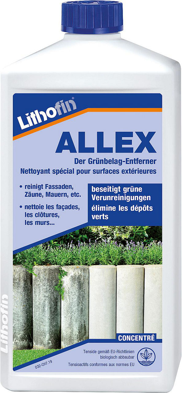 LITHOFIN ALLEX Grünbelagentferner 1l Flasche LITHOFIN ALLEX Grünbelagentferner 1l Flasche
