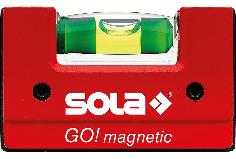 Kompakt-Wasserwaage Sola Go! MAGNETIC LxBxH = 68x21x42mm Kompakt-Wasserwaage Sola Go! MAGNETIC LxBxH = 68x21x42mm