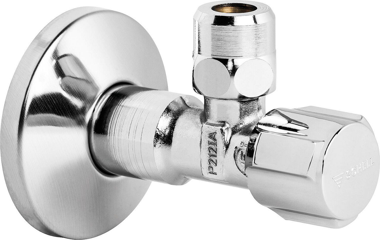 Eckventil Schell Comfort 1/2" x 3/8" x 10mm chrom Eckventil Schell Comfort 1/2" x 3/8" x 10mm chrom