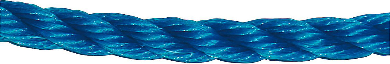 GEWA-Faserseil, Polypropylen gedreht, Ø 10 mm, 10 m lang, blau GEWA-Faserseil, Polypropylen gedreht, Ø 10 mm, 10 m lang, blau