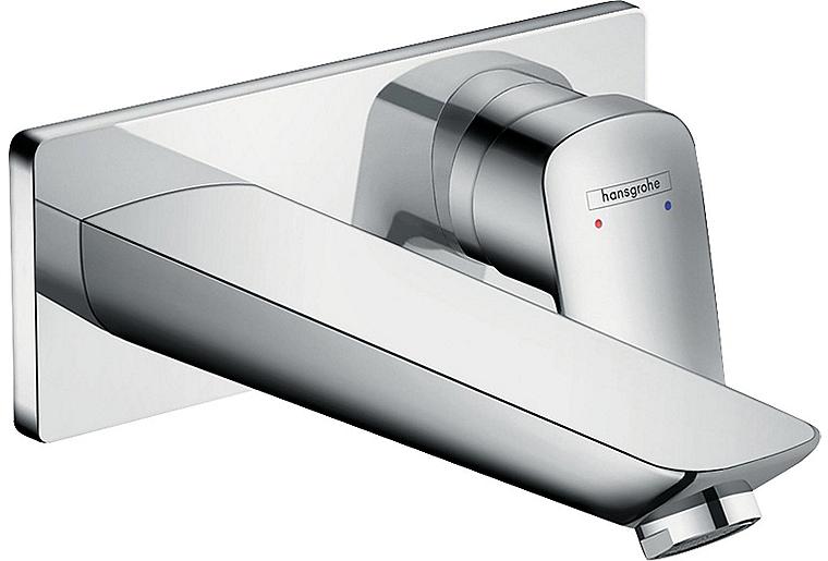 Wand-Waschtischmischer Hansgrohe Logis Ausladung 195 mm chrom Wand-Waschtischmischer Hansgrohe Logis Ausladung 195 mm chrom