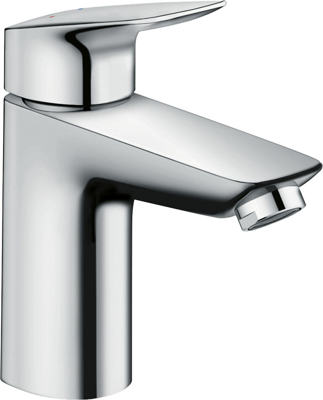 Waschtischmischer Hansgrohe 100 Logis Ausladung 108 mm chrom ohne Ablaufgarnitur Waschtischmischer Hansgrohe 100 Logis Ausladung 108 mm chrom ohne Ablaufgarnitur