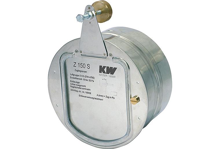 KW-Zugbegrenzer Reglerklappe Z 150 S, Ø 150 mm KW-Zugbegrenzer Reglerklappe Z 150 S, Ø 150 mm