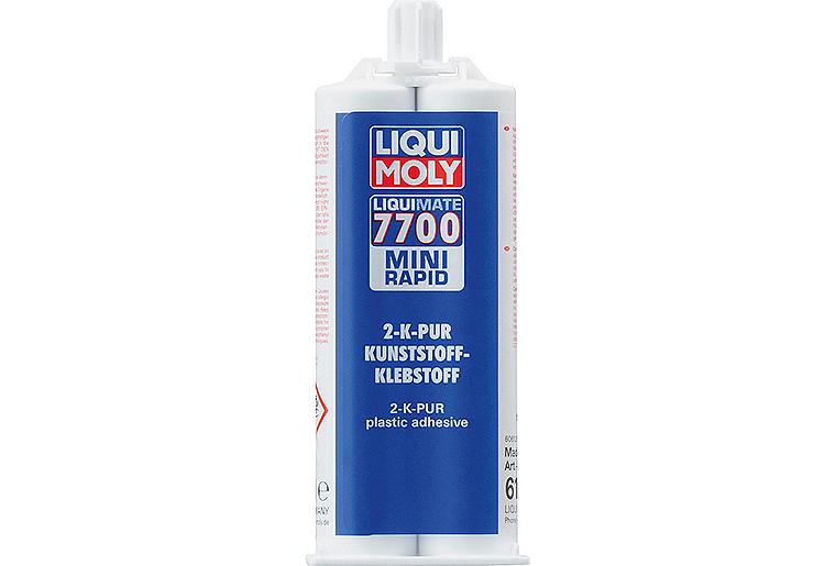 2-K-PUR Kunststoff-Klebstoff LIQUI MOLY Liquimate 7700 mini rapid 50ml Doppelkartusche 2-K-PUR Kunststoff-Klebstoff LIQUI MOLY Liquimate 7700 mini rapid 50ml Doppelkartusche