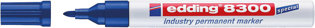 Permanentmarker Industrie Edding 8300 blau