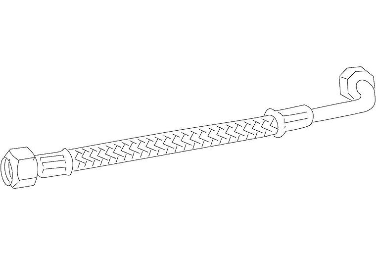 Egea flexibler Schlauch mit Dichtung von 2003-2010