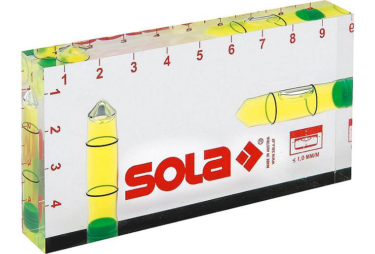 Mini-Wasserwaage Sola R 100 100x50x15mm Mini-Wasserwaage Sola R 100 100x50x15mm