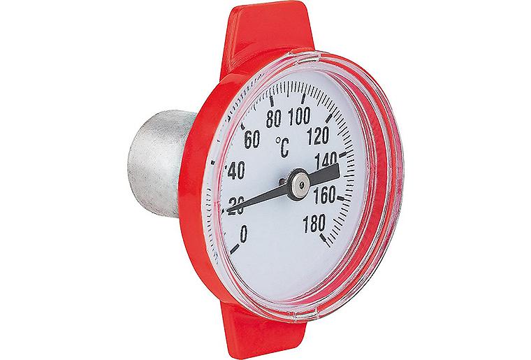 Thermometer für Solar-Isolier-T-Kugelhahn Typ G und F, 0-160°C Thermometer für Solar-Isolier-T-Kugelhahn Typ G und F, 0-160°C