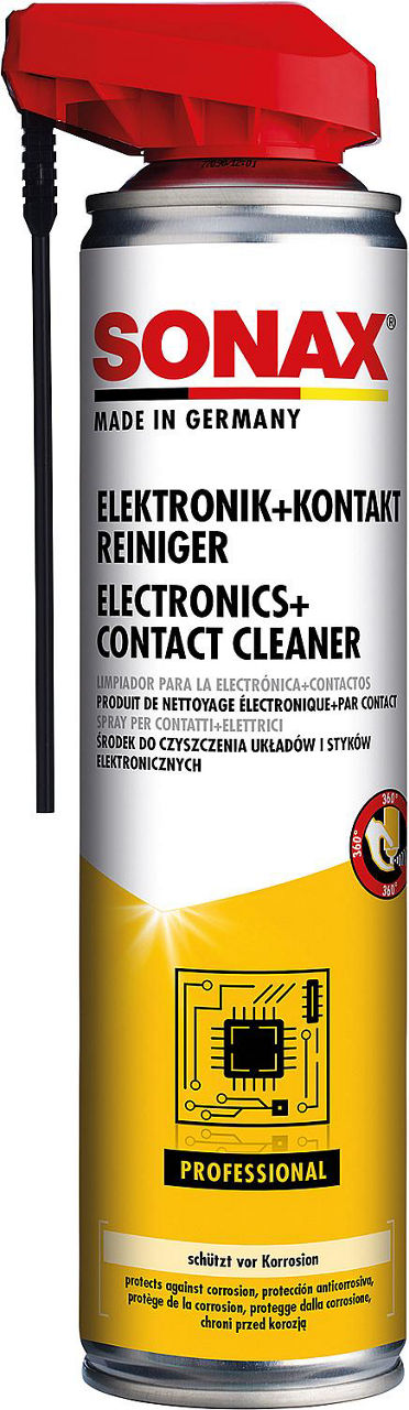 Elektronik- & Kontaktreiniger SONAX, 400ml Sprühdose mit EasySpray Elektronik- & Kontaktreiniger SONAX, 400ml Sprühdose mit EasySpray