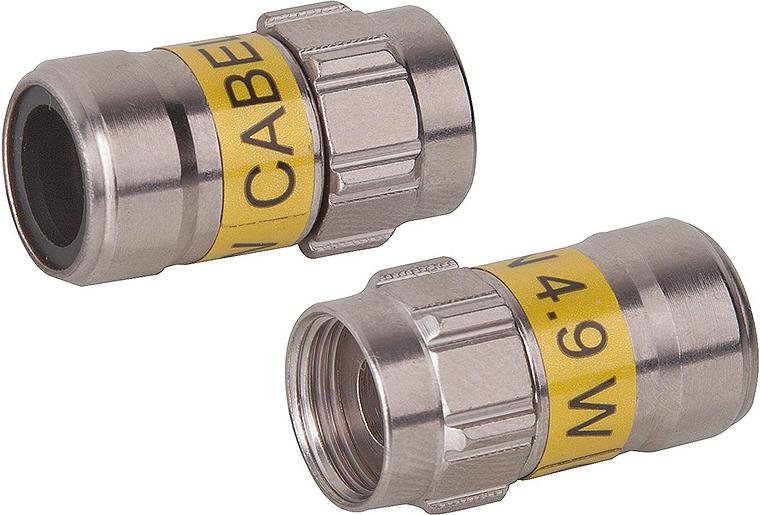 F-Stecker WD "self install" 4.9, High End, VPE=100 Stück