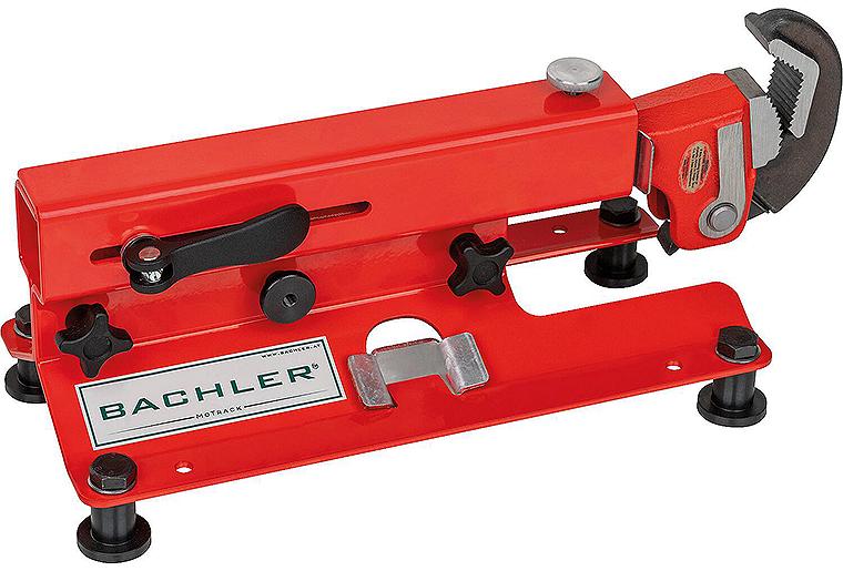 Mobiler Schraubstock MoTrack mit Ridgid-Zange