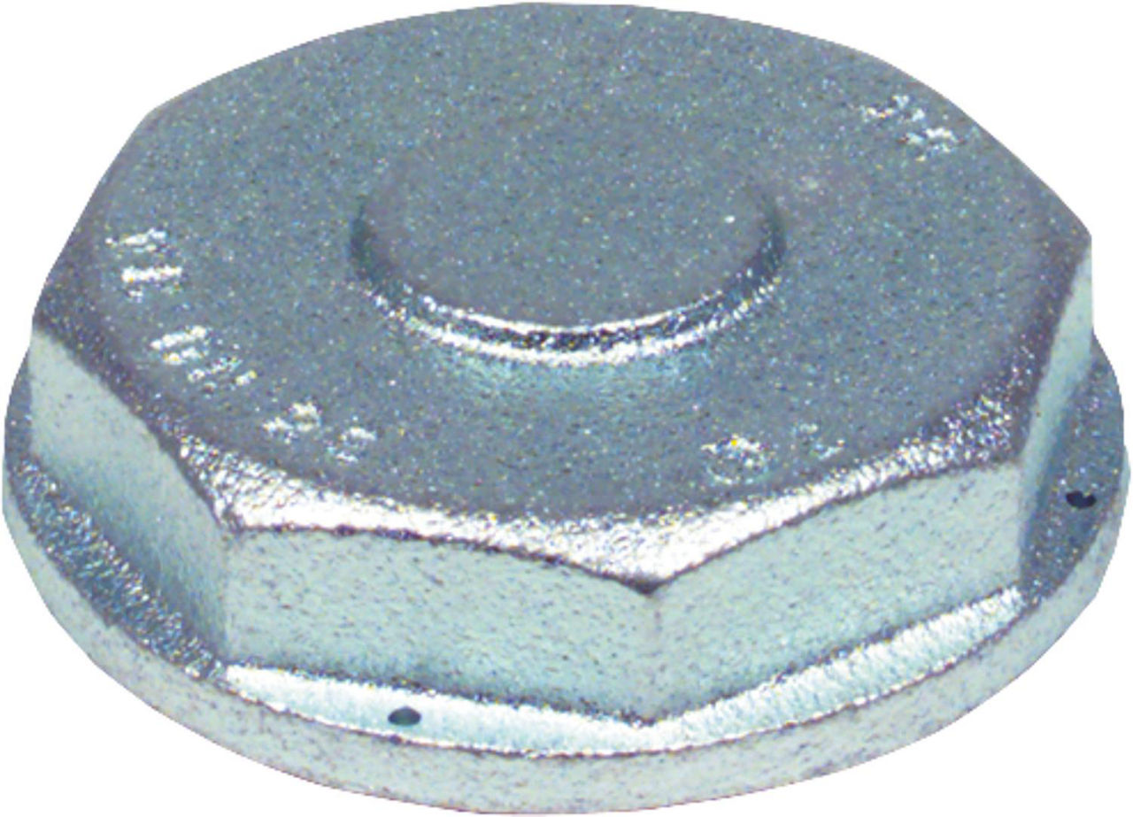Einstutzen-Verschlusskappe DN 40 Anschluss-Gewinde R 2 3/4" verzinkt Einstutzen-Verschlusskappe DN 40 Anschluss-Gewinde R 2 3/4" verzinkt