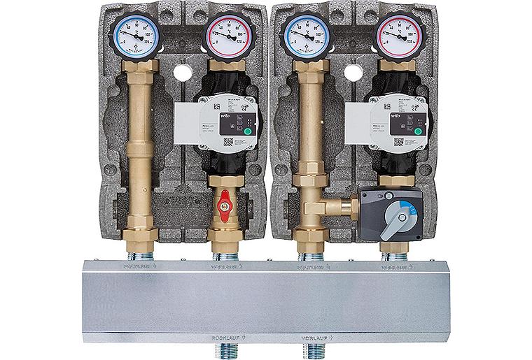 Modulverteilergruppe Easyflow 1xDirektkreis,1xMischkreis, Typ DiMi25 Modulverteilergruppe Easyflow 1xDirektkreis,1xMischkreis, Typ DiMi25