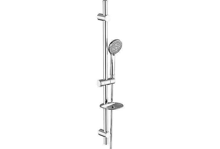 Brause-Set Suprema 900 mm, 3 Strahlarten Ø 100 mm mit Seifenschale chrom