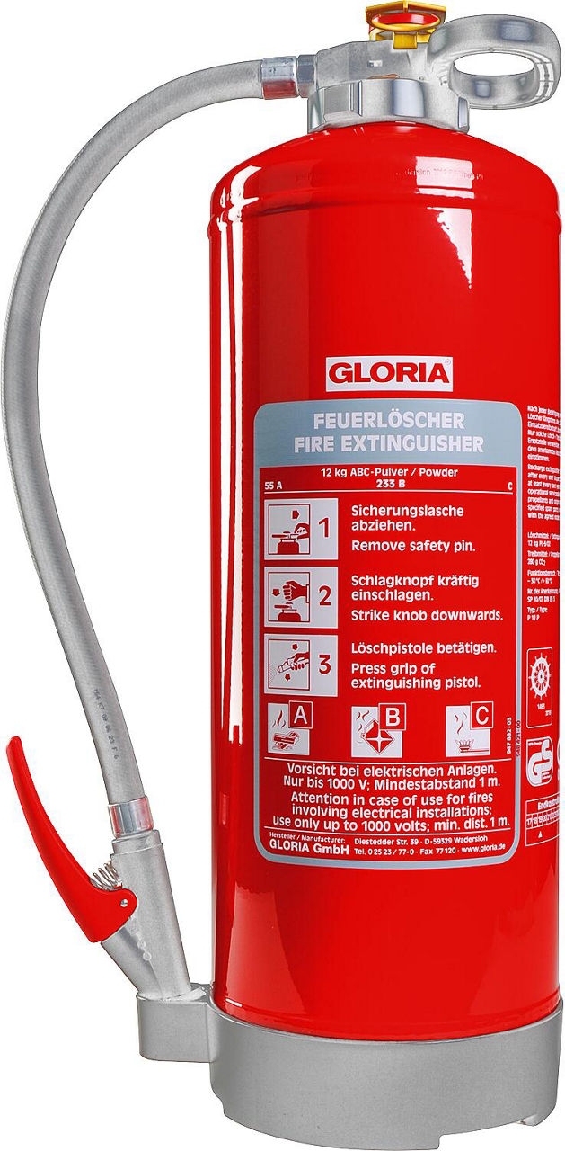 Pulverlöscher Gloria P12PRO Pulverlöscher Gloria P12PRO