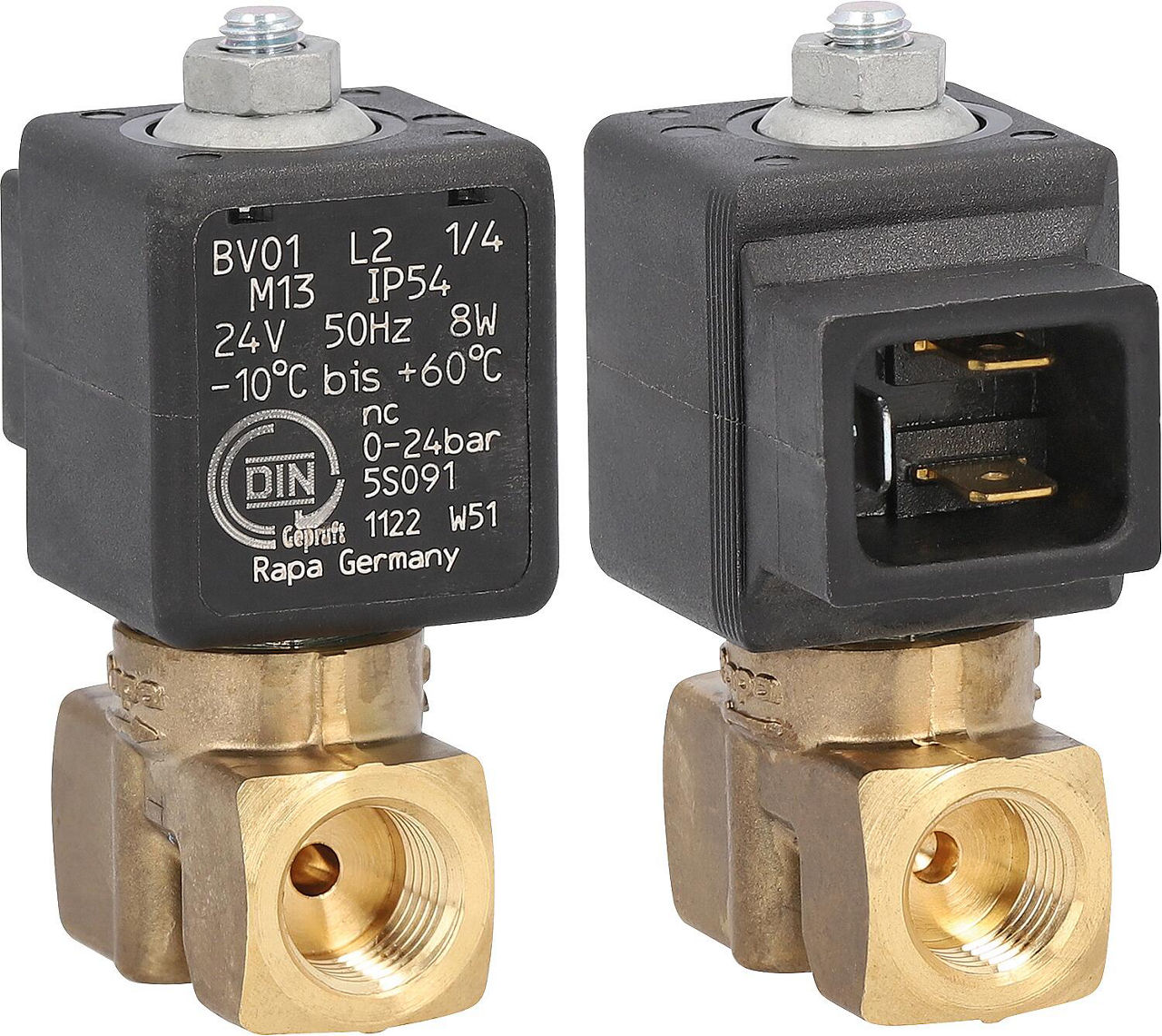 Rapa Ölmagnetventil BV 0.1 L 2 1/4" 24 V Wechselstrom Rapa Ölmagnetventil BV 0.1 L 2 1/4" 24 V Wechselstrom