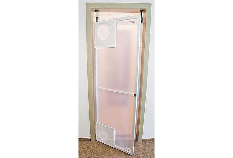 Staubschutz-Schwingtür bis 2750mm Raumhöhe,Links- oder Rechtsanschlag