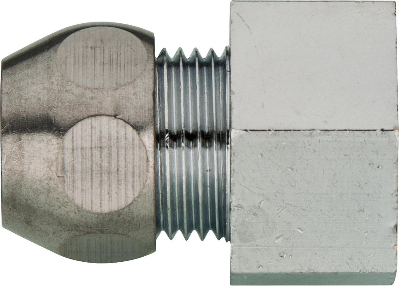Aufschraub-Verschraubung verchromt 1/2" x 8 Aufschraub-Verschraubung verchromt 1/2" x 8